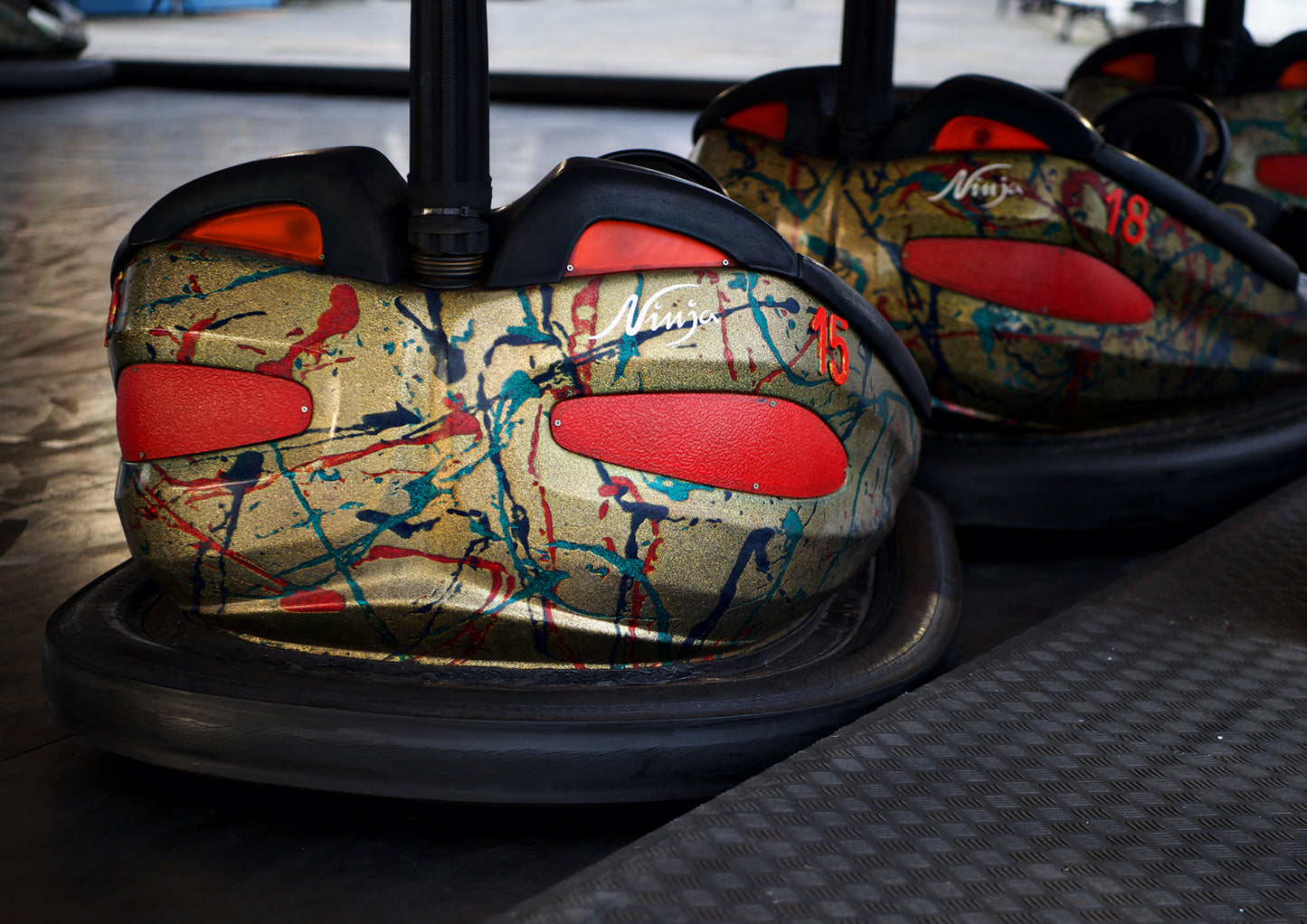 Dodgems on Palace Pier Brighton Limited Edition Print By Stef Kerswell