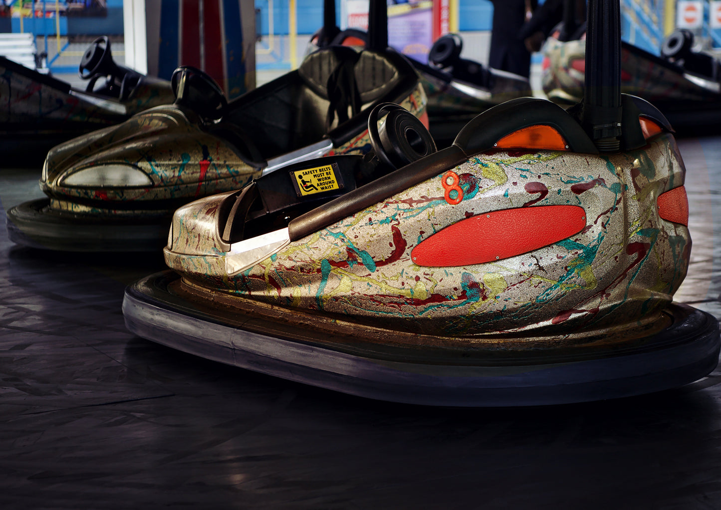 Dodgems on Palace Pier Brighton Limited Edition Print By Stef Kerswell