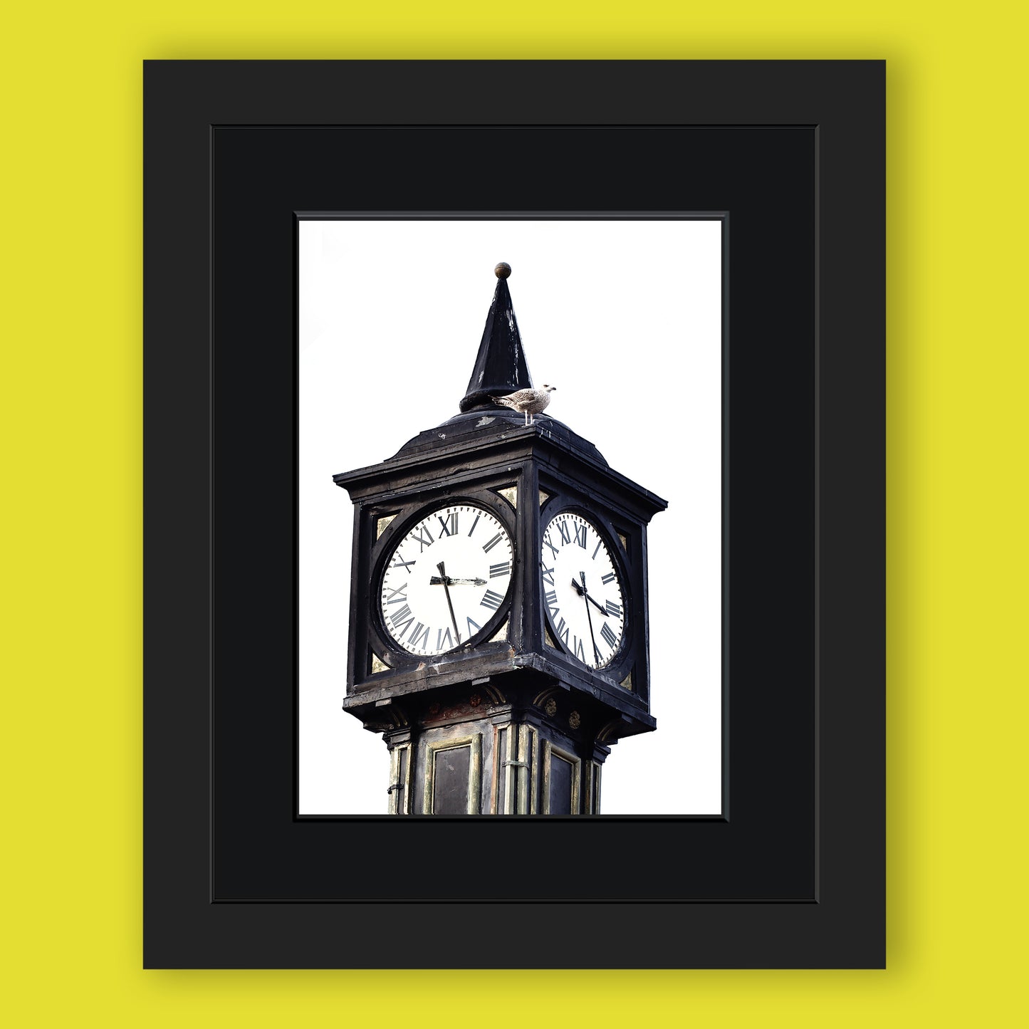 Palace Pier Clock Limited Edition Print By Stef Kerswell