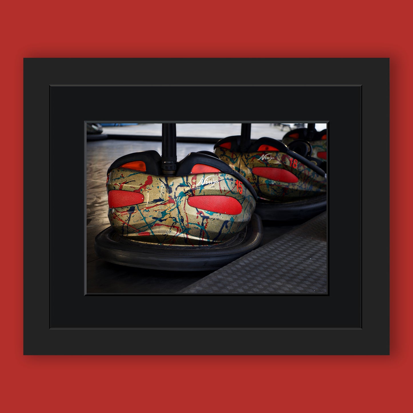 Dodgems on Palace Pier Brighton Limited Edition Print By Stef Kerswell