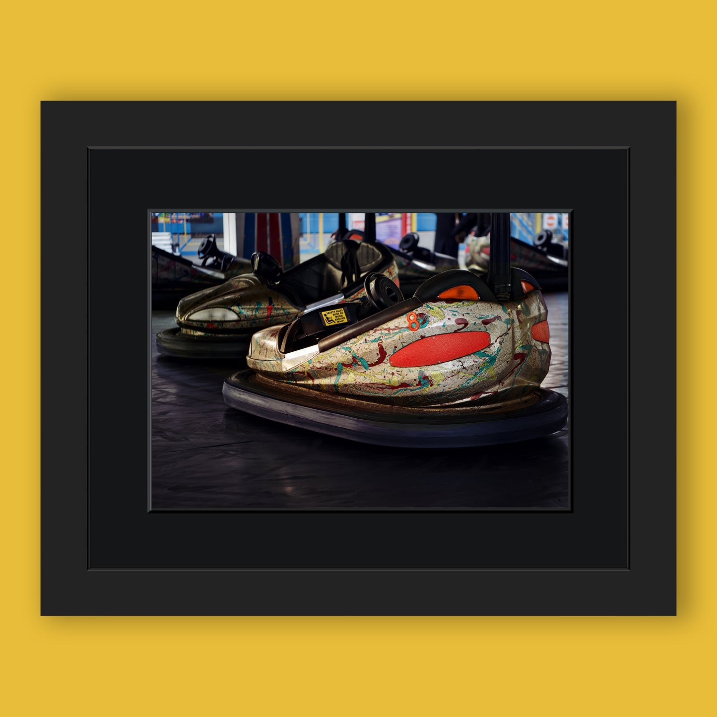 Dodgems on Palace Pier Brighton Limited Edition Print By Stef Kerswell