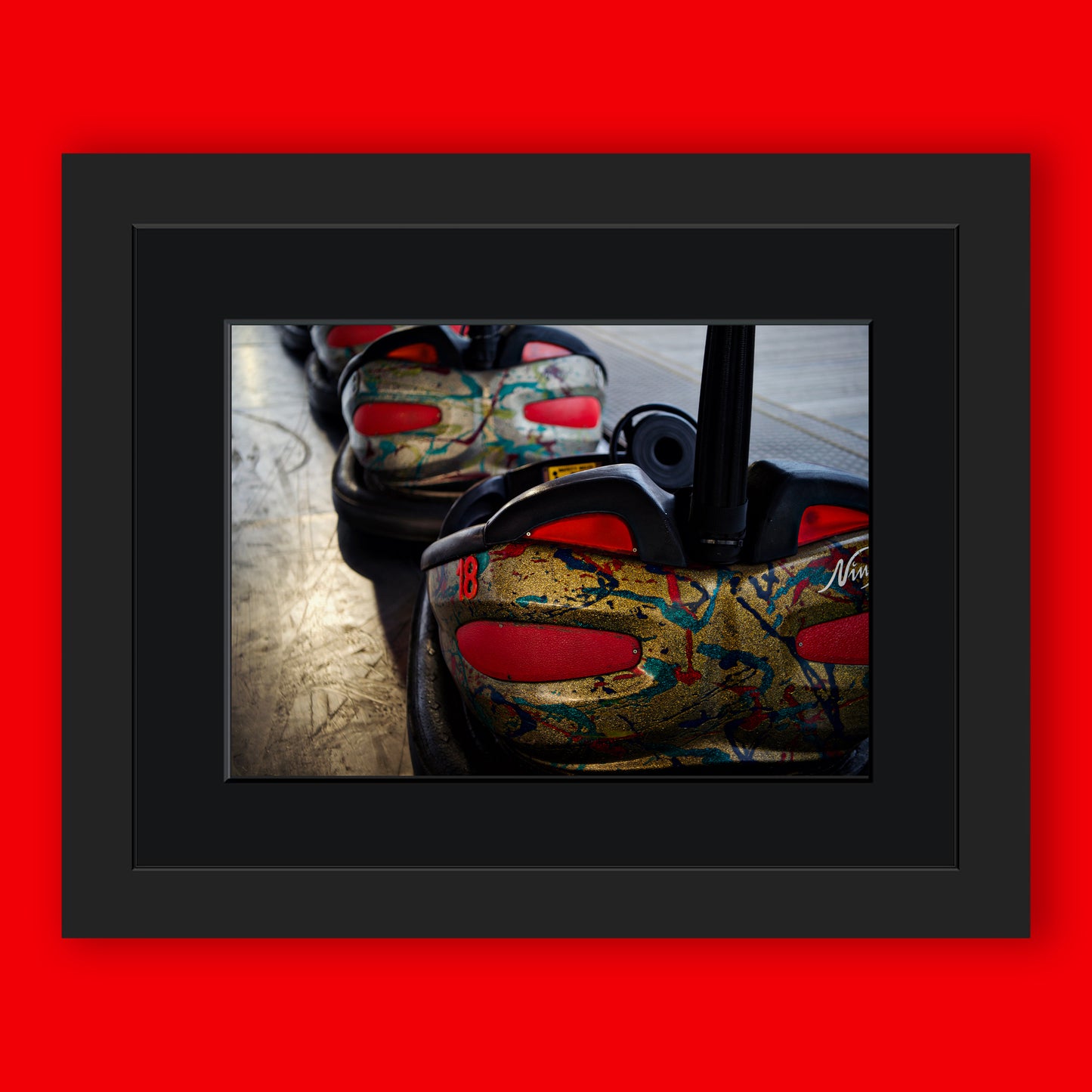 Dodgems on Palace Pier Brighton Limited Edition Print By Stef Kerswell