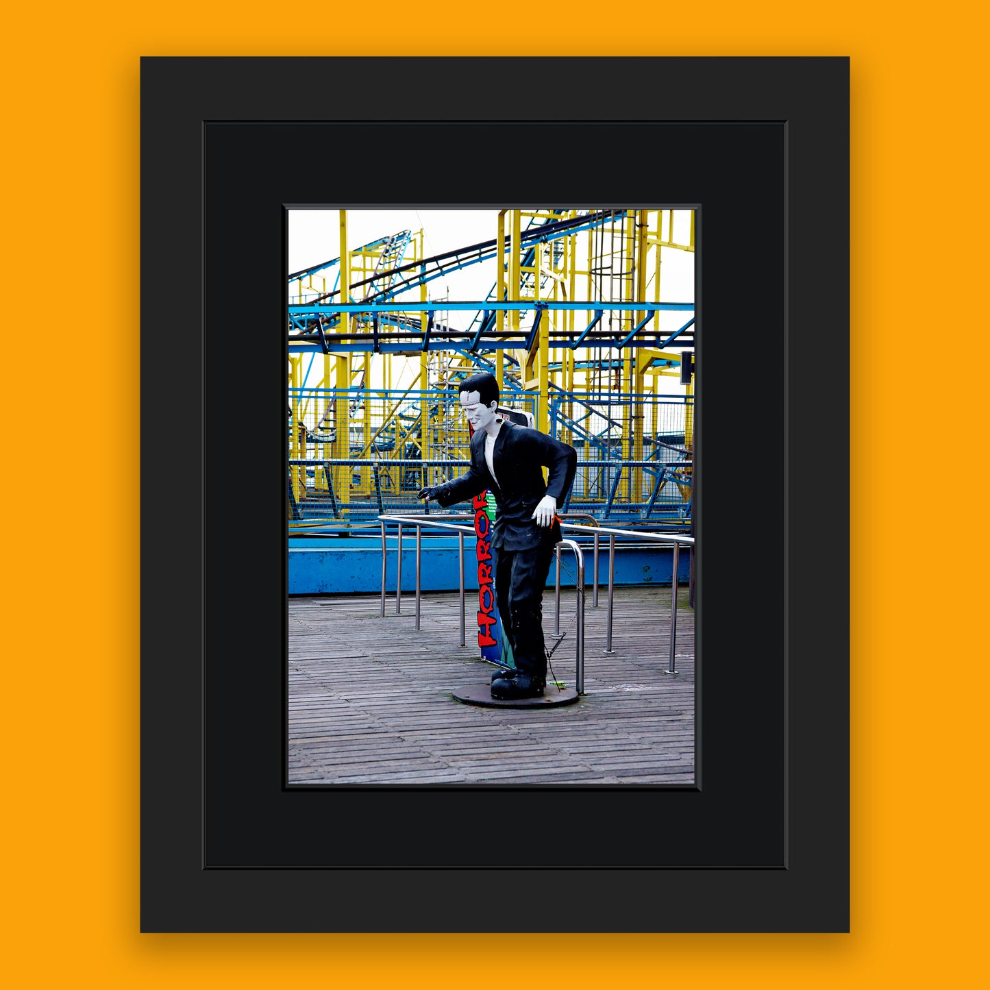 Frankenstein on the Palace Pier Brighton Limited Edition Print By Stef Kerswell