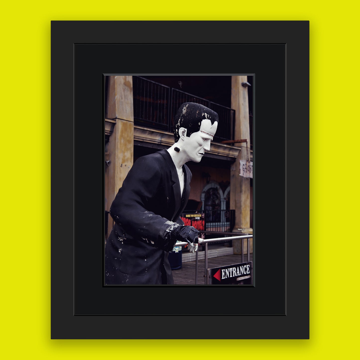 Frankenstein on the Palace Pier Brighton Limited Edition Print By Stef Kerswell