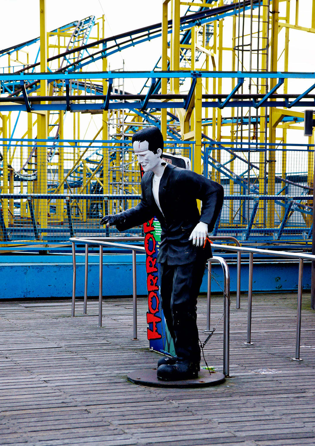 Frankenstein on the Palace Pier Brighton Limited Edition Print By Stef Kerswell