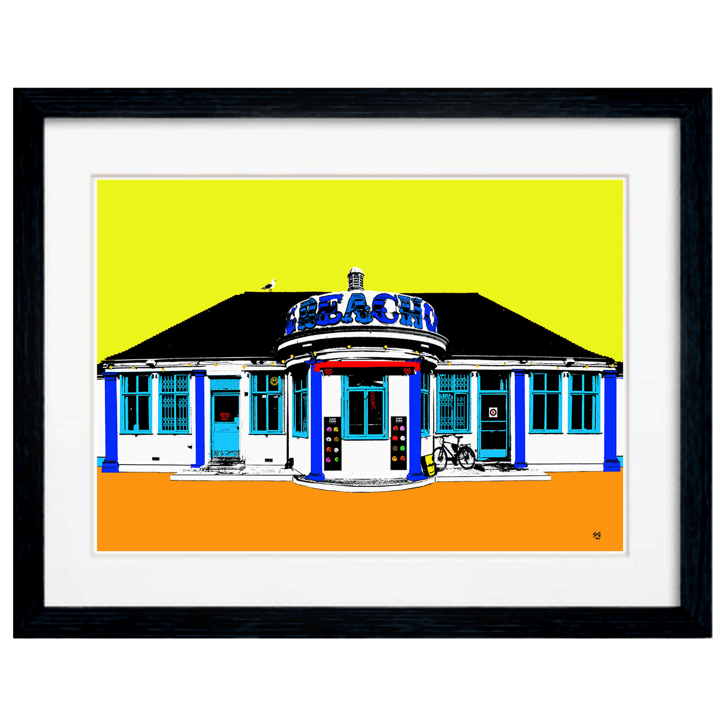 The Big Beach Cafe Hove Art Print