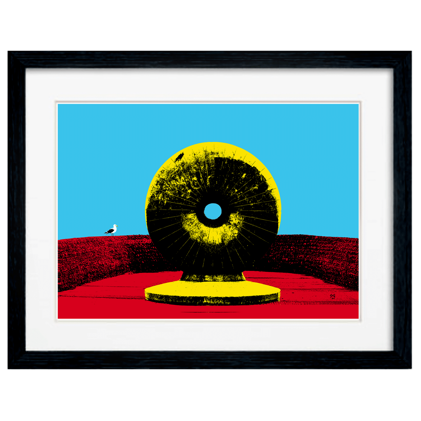 The Doughnut Brighton Art Print