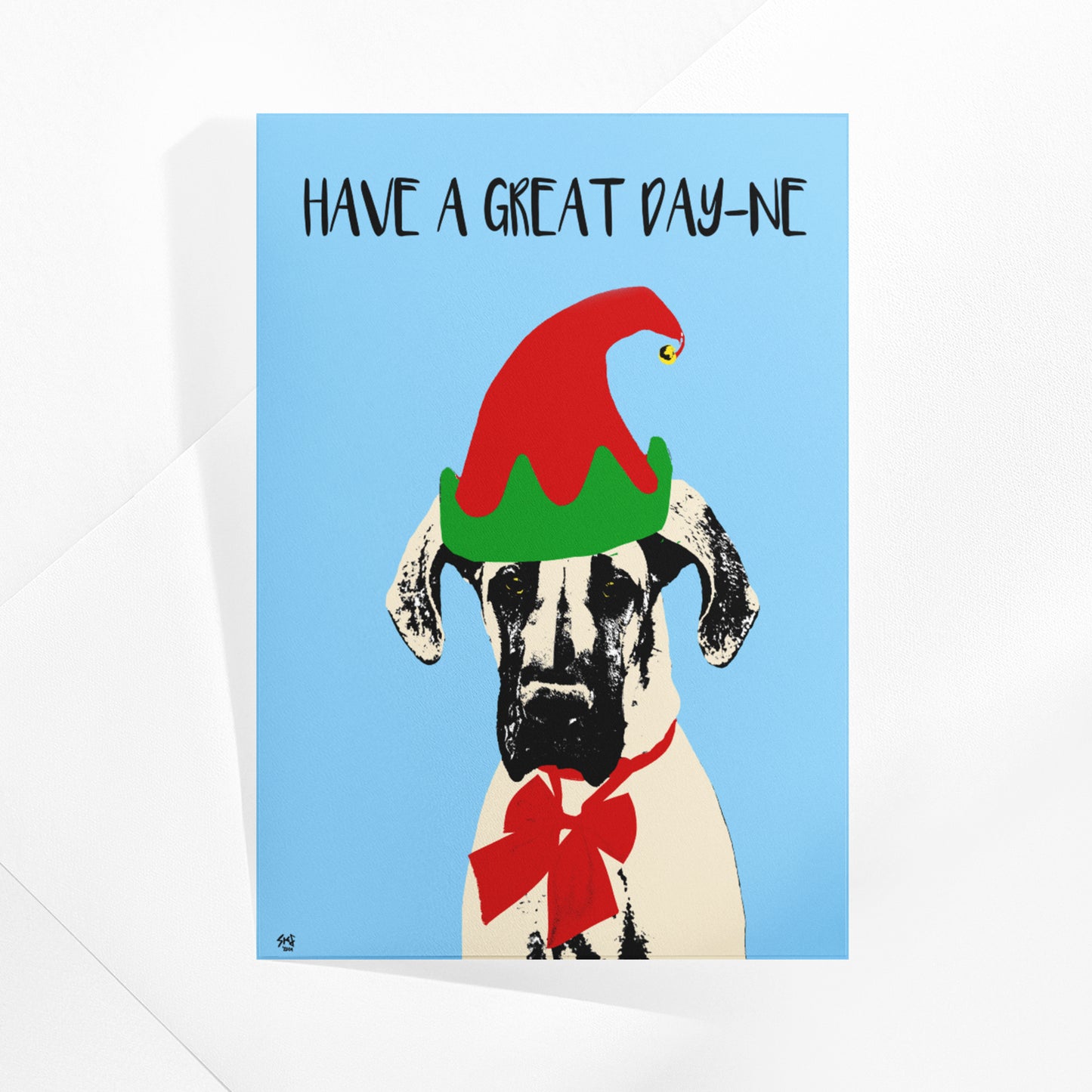 Have a Great Day-ne Christmas Card