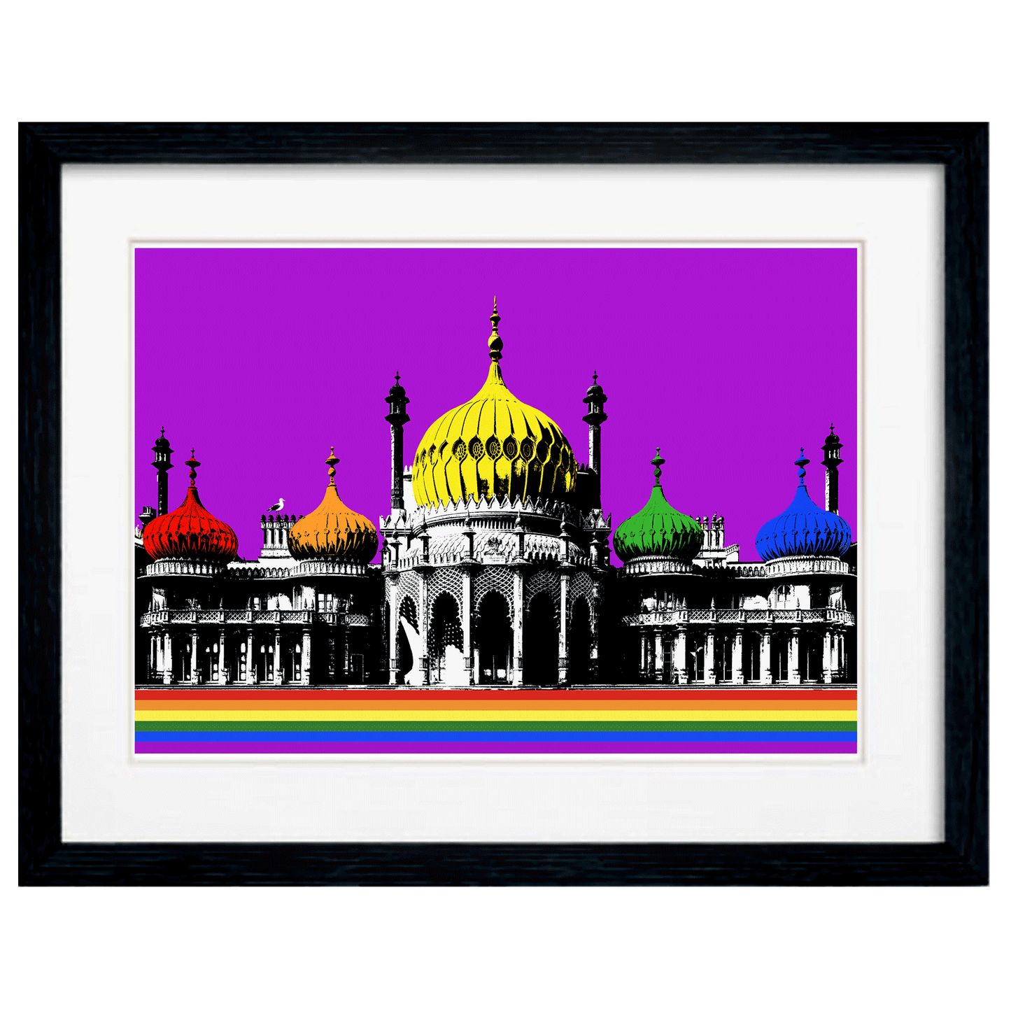 Pride Royal Pavilion Brighton Art Print