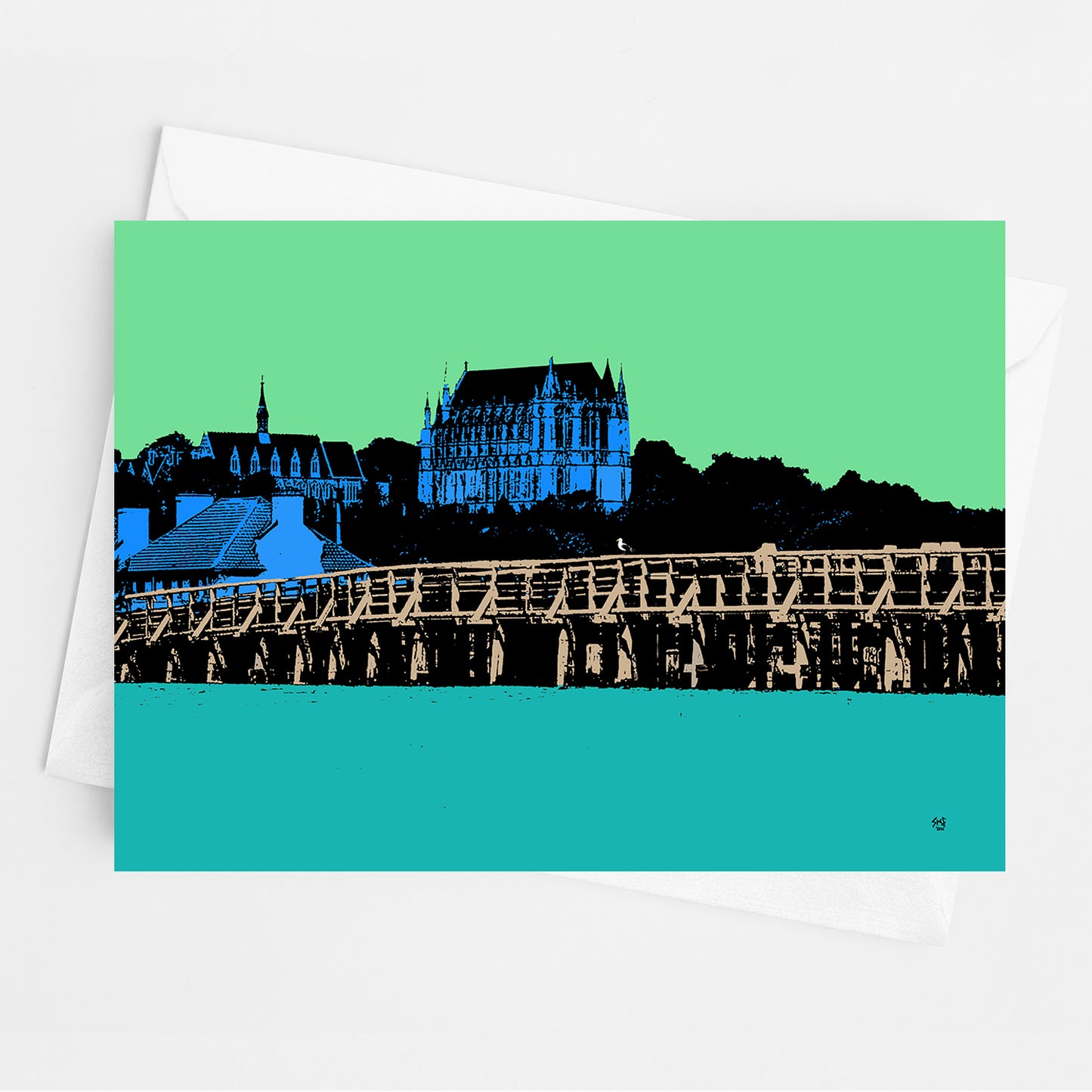 Shoreham Toll Bridge Greeting Card