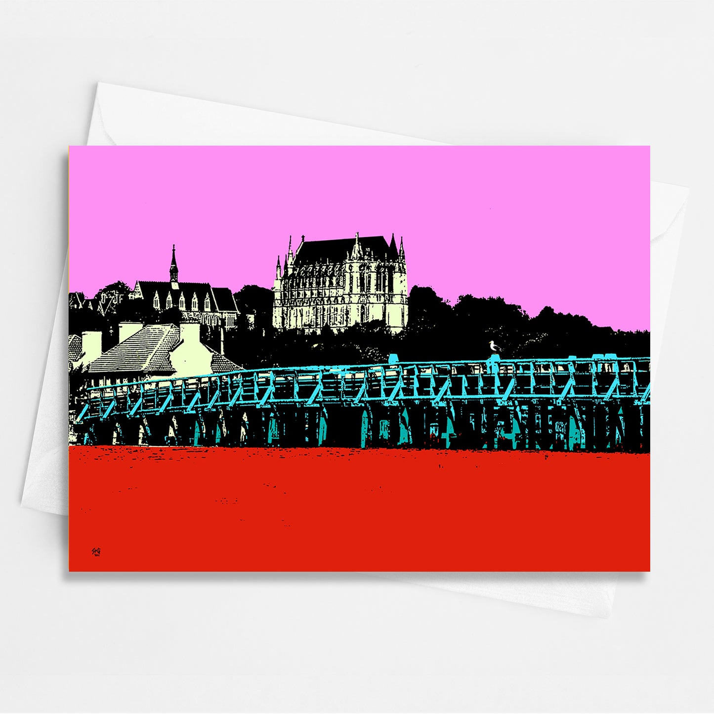 Shoreham Toll Bridge Greeting Card