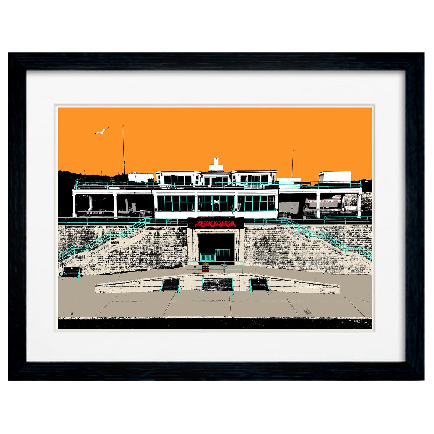 Saltdean Beach Art Print - by Billy Brighton