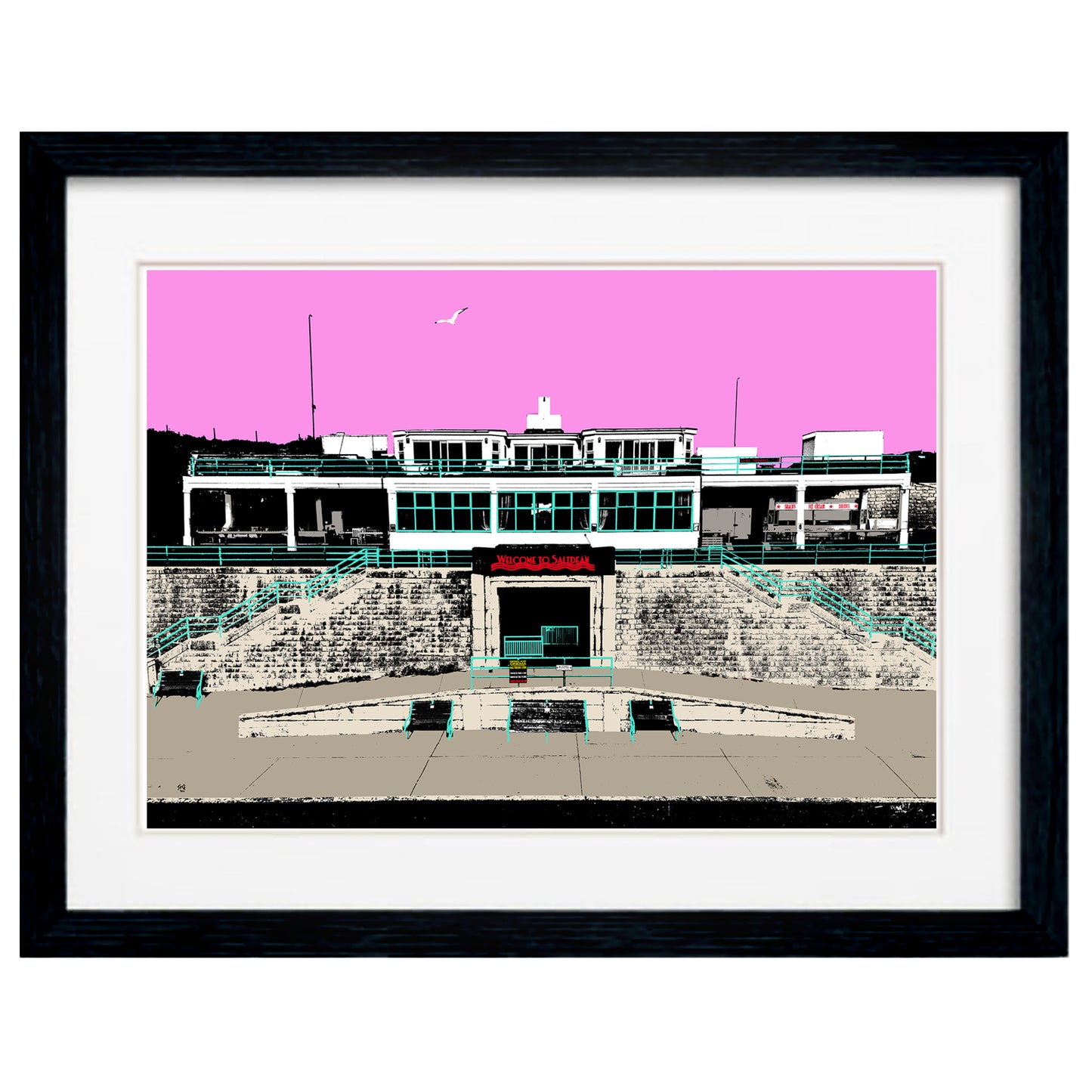 Saltdean Beach Art Print - by Billy Brighton