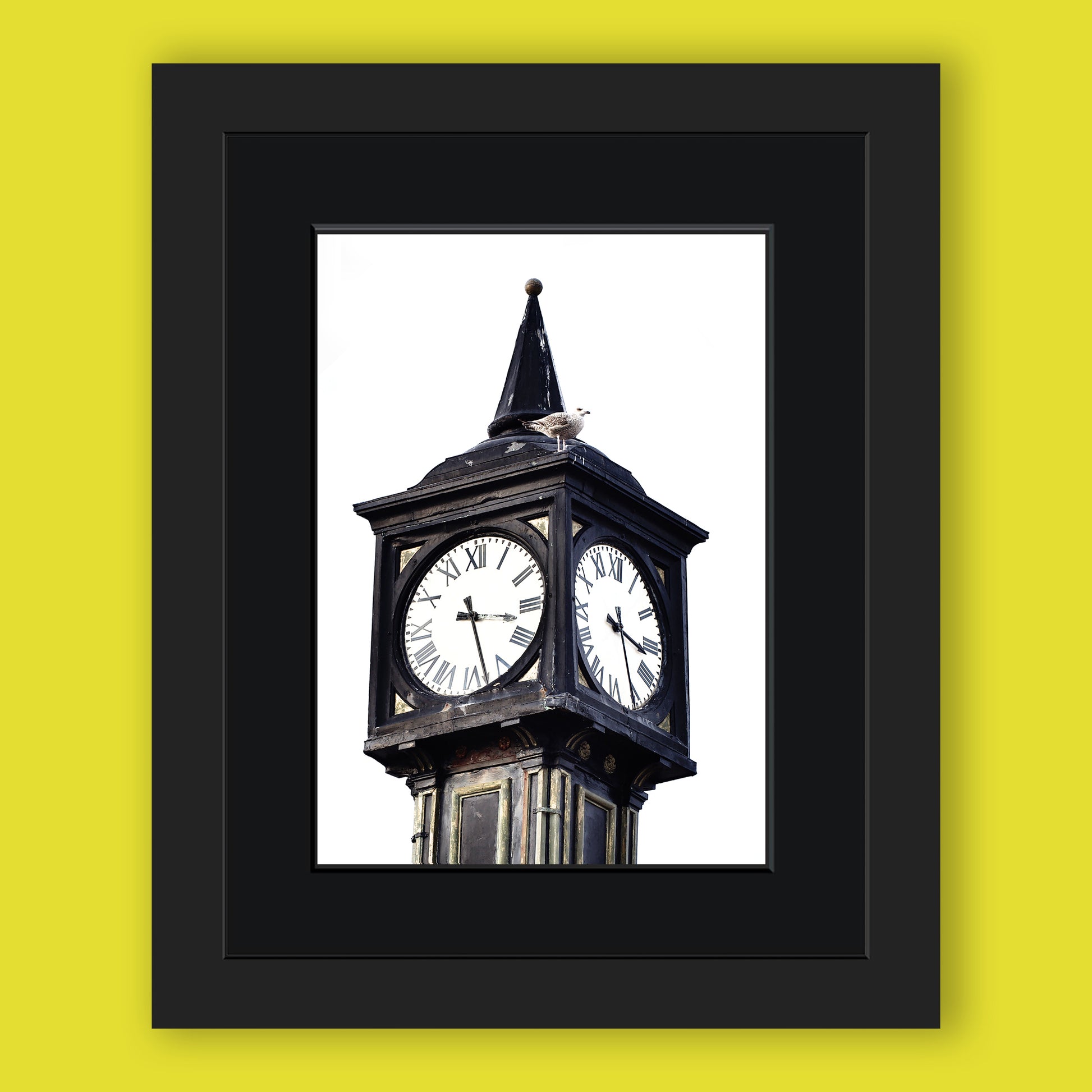Palace Pier Clock Limited Edition Print By Stef Kerswell