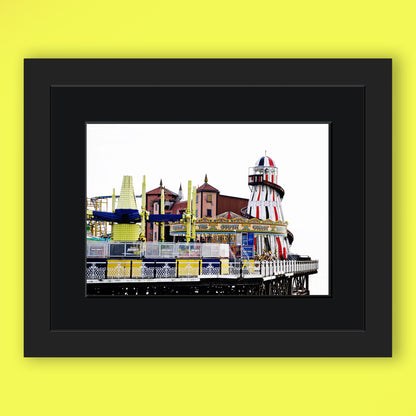 The Palace Pier Brighton Limited Edition Print By Stef Kerswell
