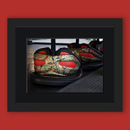 Dodgems on  Palace Pier Brighton Limited Edition Print By Stef Kerswell
