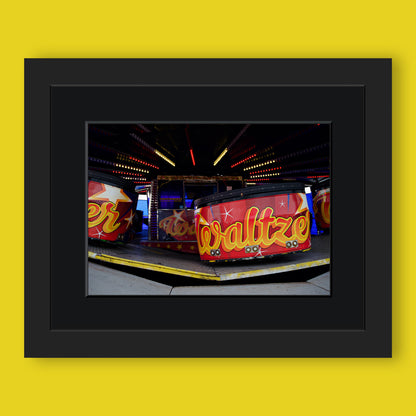Waltzer Ride on  Palace Pier Brighton Limited Edition Print By Stef Kerswell