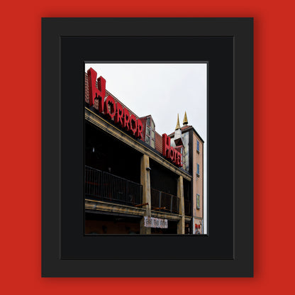 Horror Hotel on  the Palace Pier Brighton Limited Edition Print By Stef Kerswell