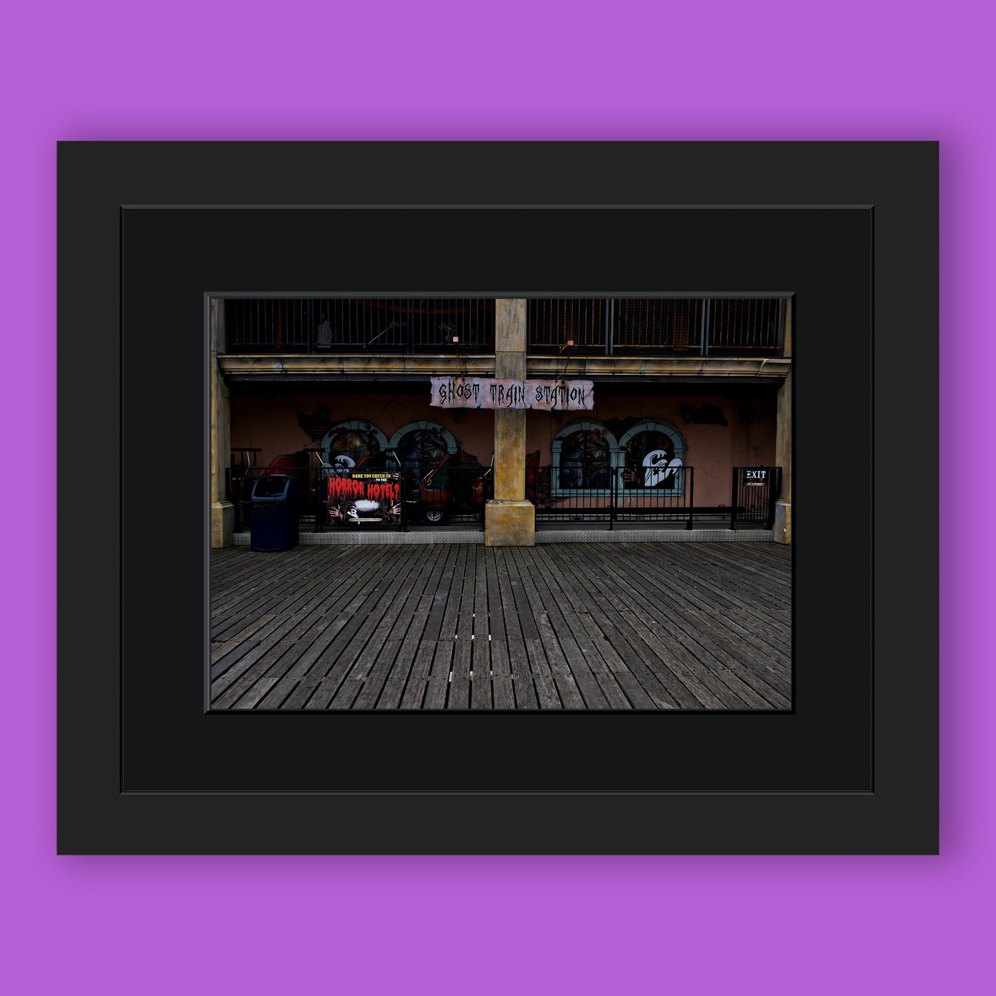 Ghost Train on  the Palace Pier Brighton Limited Edition Print By Stef Kerswell
