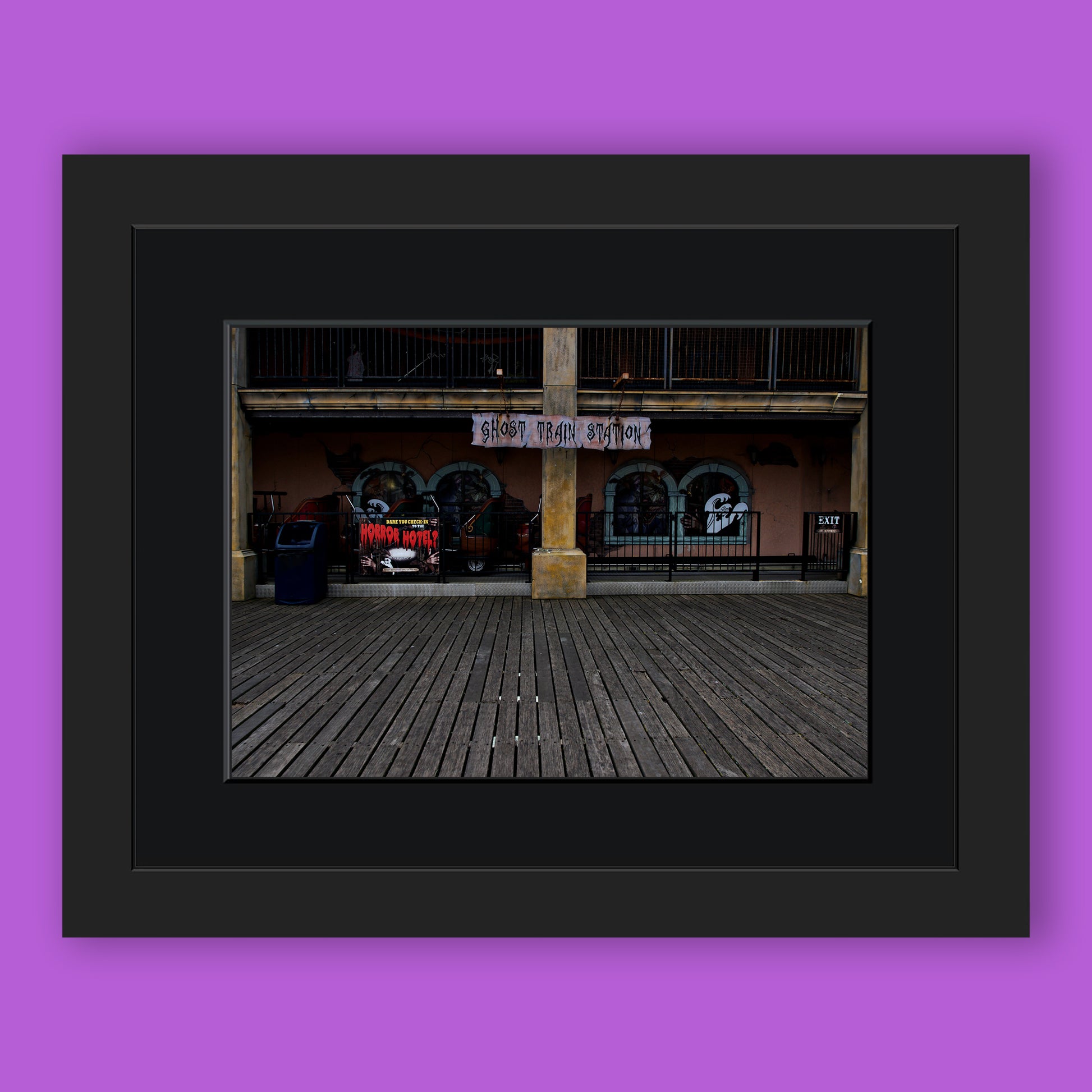 Ghost Train on  the Palace Pier Brighton Limited Edition Print By Stef Kerswell