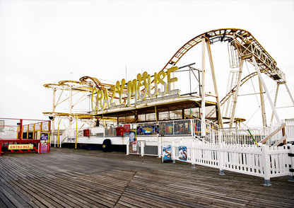 Crazy Mouse Ride on  Palace Pier Brighton Limited Edition Print By Stef Kerswell