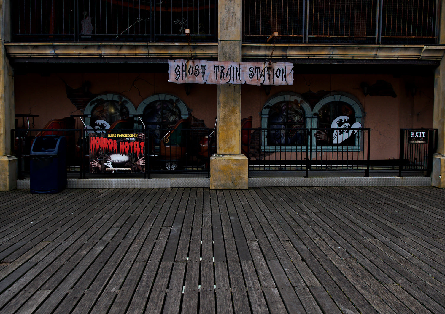 Ghost Train on  the Palace Pier Brighton Limited Edition Print By Stef Kerswell