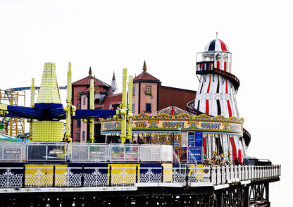 The Palace Pier Brighton Limited Edition Print By Stef Kerswell
