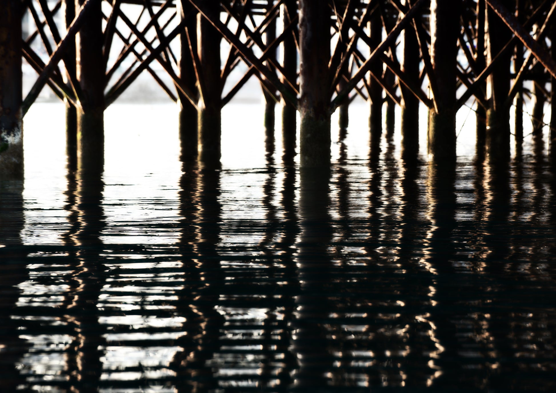 Below the Palace Pier Limited Edition Print by Stef Kerswell