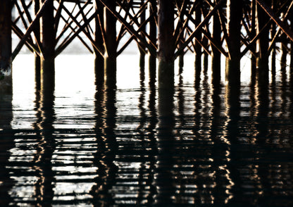 Below the Palace Pier Limited Edition Print by Stef Kerswell