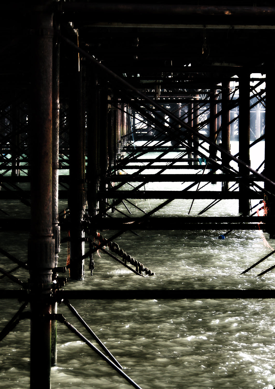 Below the Palace Pier Limited Edition Print by Stef Kerswell