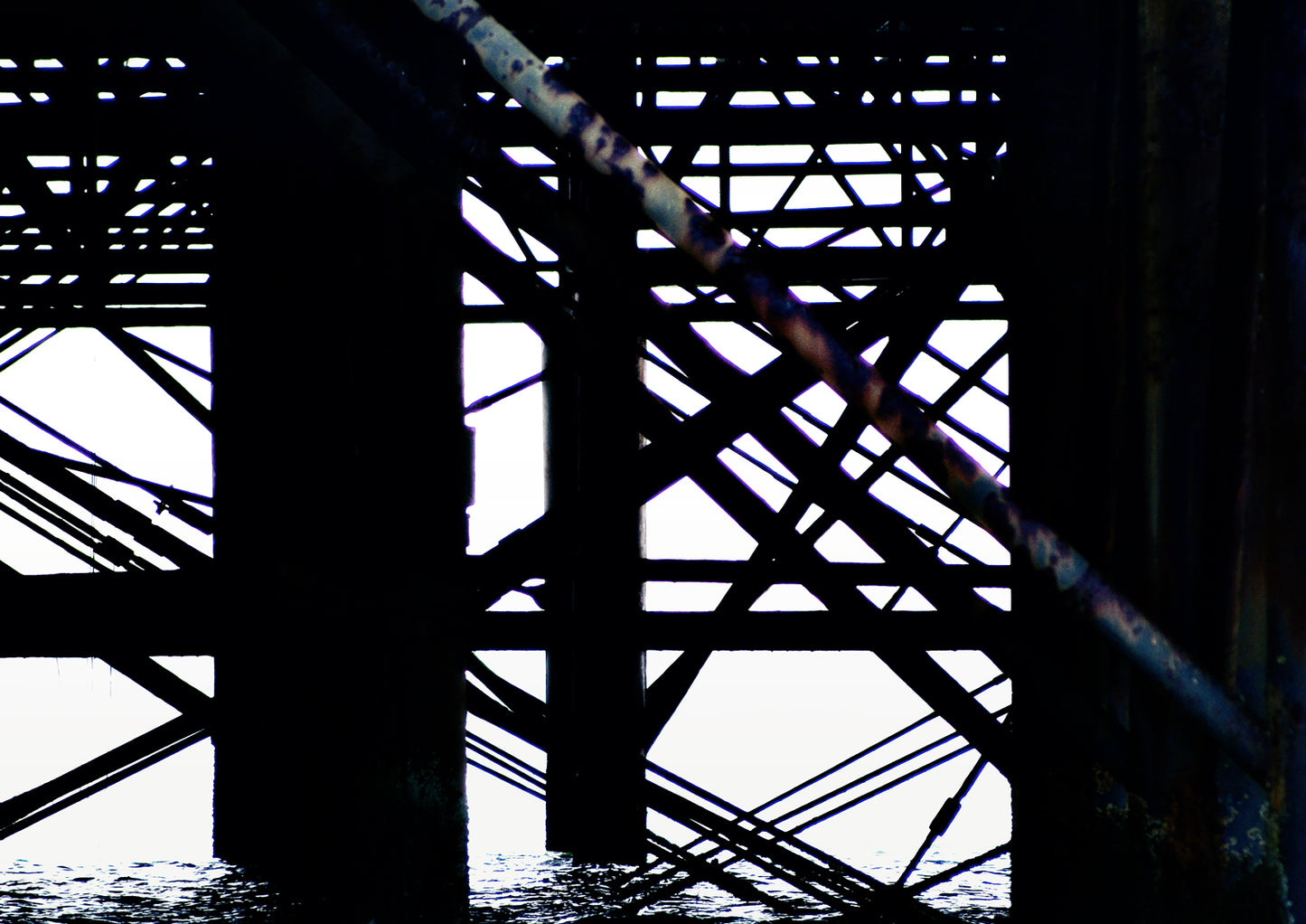 Below the Palace Pier Limited Edition Print by Stef Kerswell