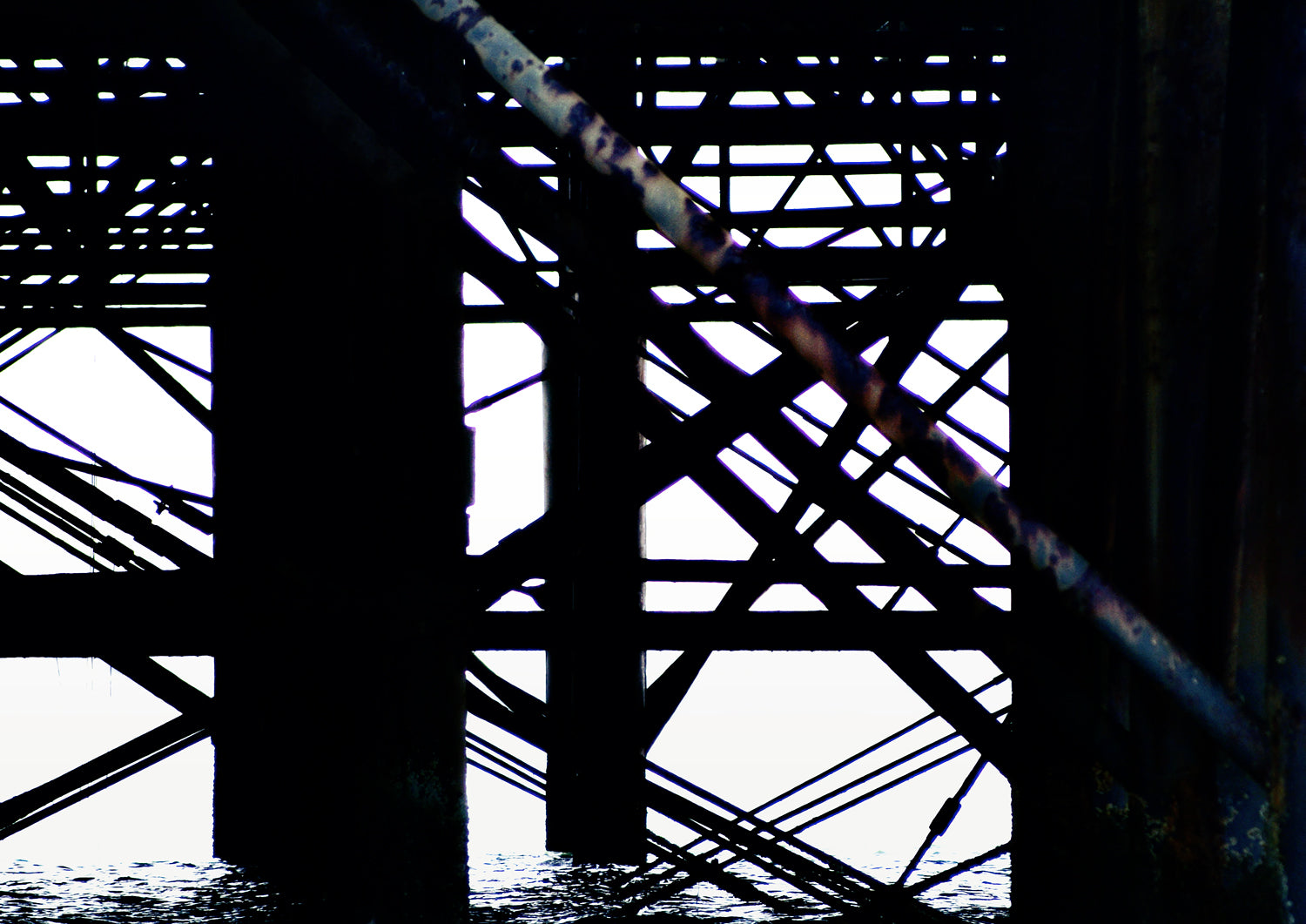 Below the Palace Pier Limited Edition Print by Stef Kerswell