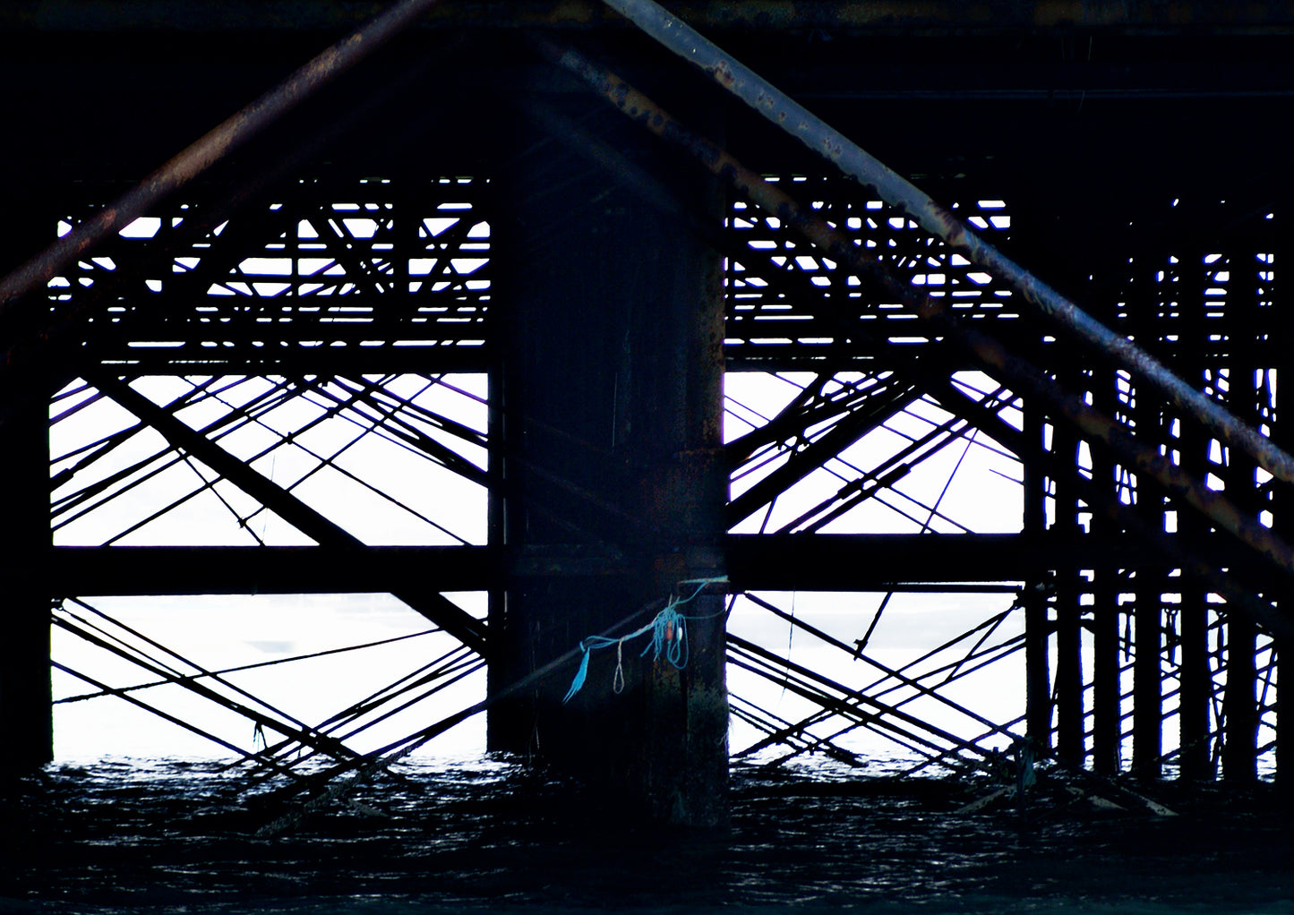 Below the Palace Pier Limited Edition Print by Stef Kerswell