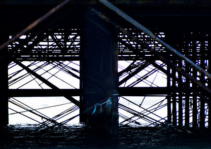Below the Palace Pier Limited Edition Print by Stef Kerswell