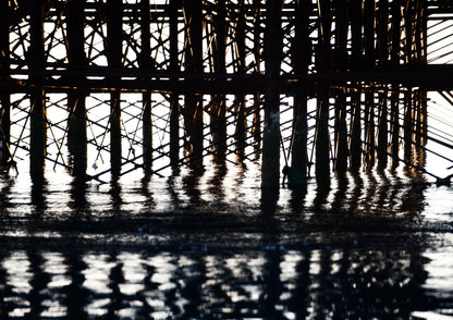 Below the Palace Pier Limited Edition Print by Stef Kerswell
