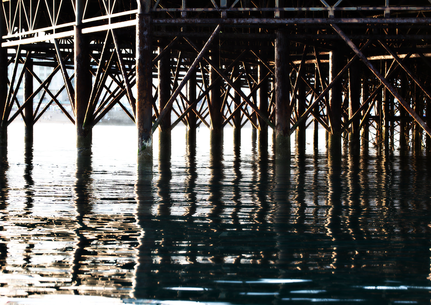 Below the Palace Pier Limited Edition Print by Stef Kerswell