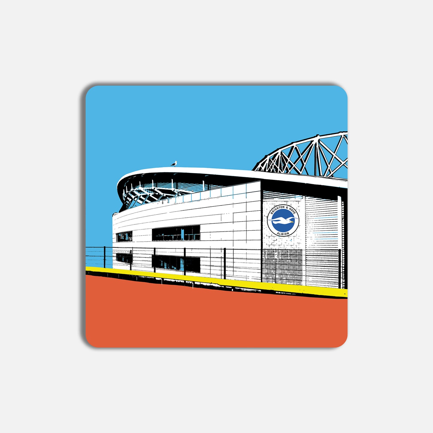 Amex Stadium Coasters Blue