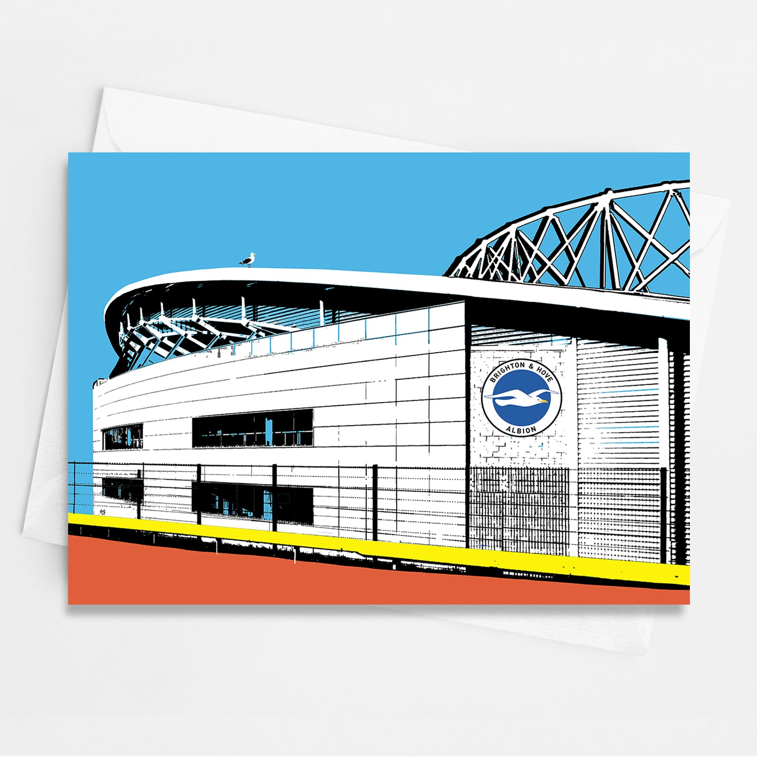 Brighton Amex Stadium Greeting Card