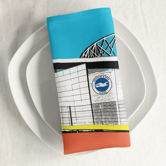 Amex Stadium Napkin by Billy Brighton
