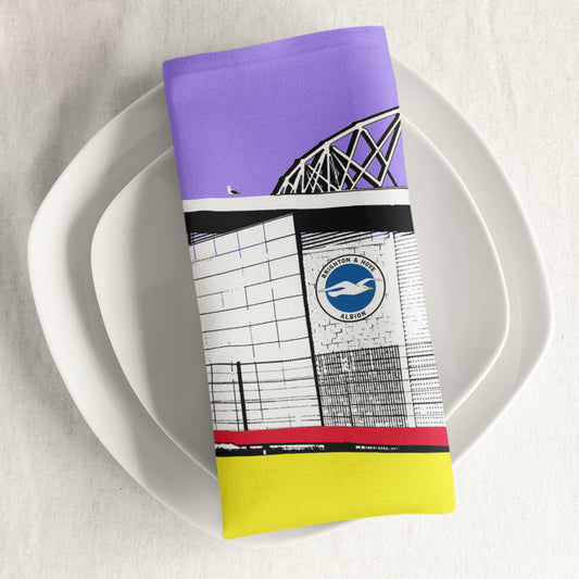 Amex Stadium Napkin by Billy Brighton