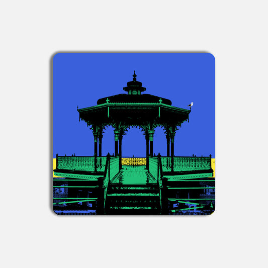 Brighton Bandstand Coaster - Blue