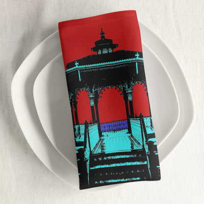 Brighton Bandstand Napkin by Billy Brighton