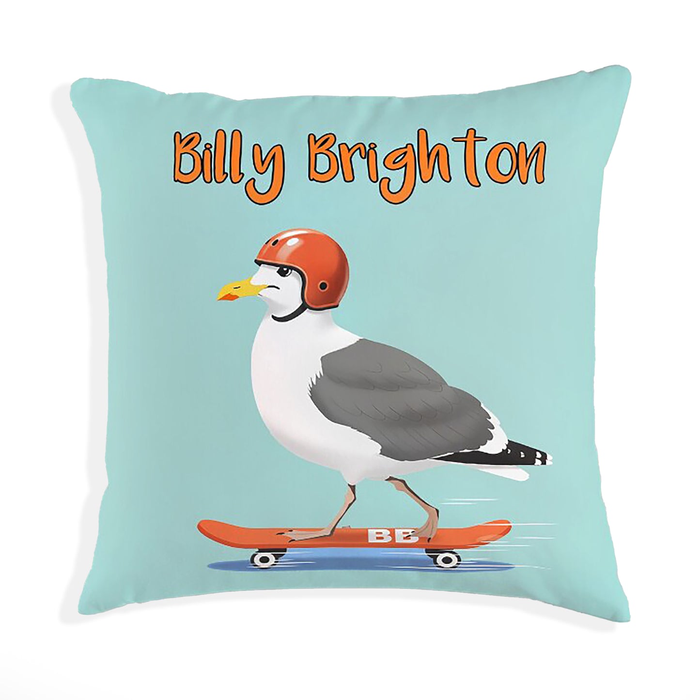 Billy Brighton Skateboard Cushion Cover