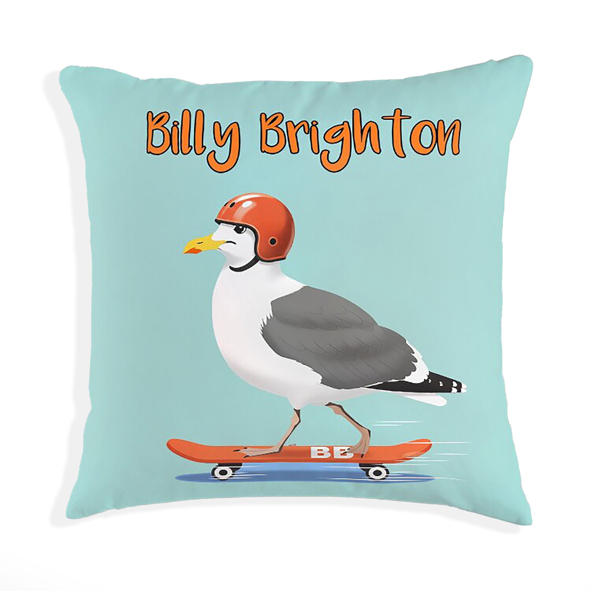 Billy Brighton Skateboard Cushion Cover