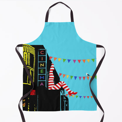 Brighton Striped Can-Can Legs Aprons