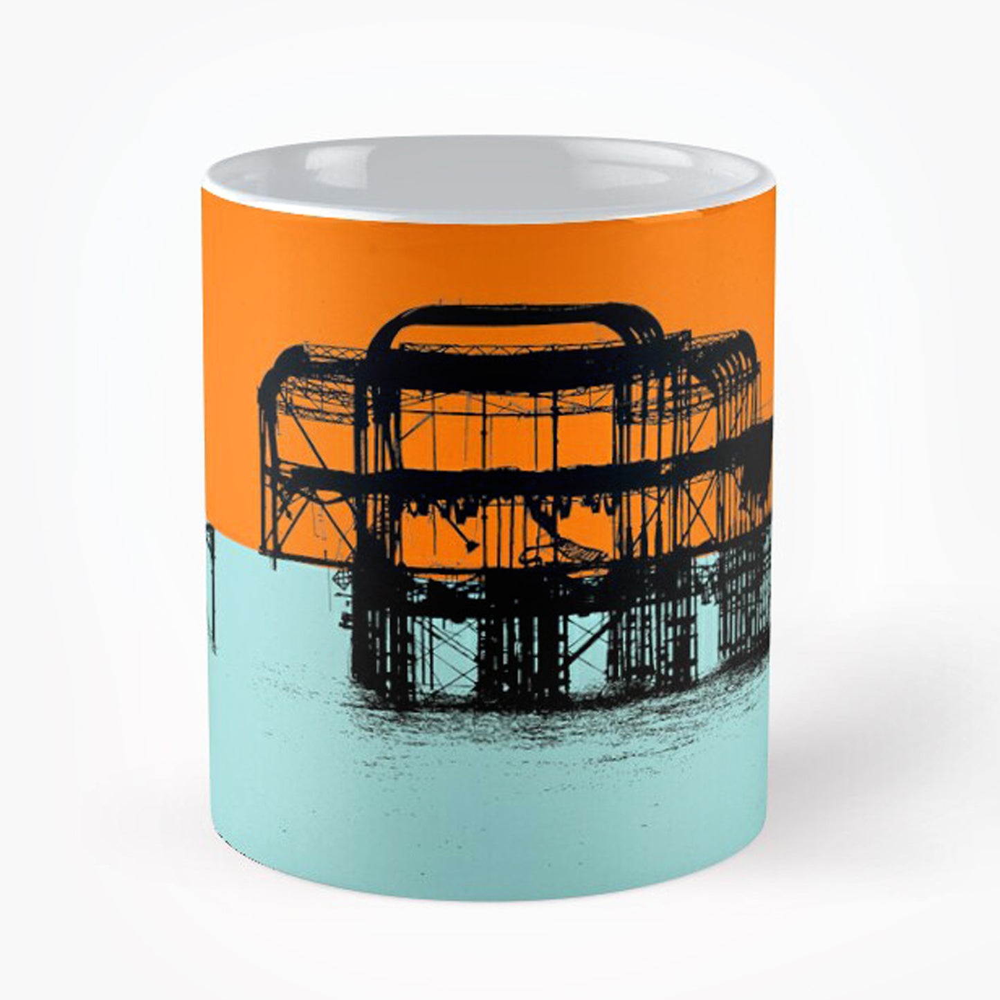 West Pier Mug - Orange