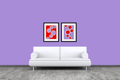 Happy Cells -Purple and Red
