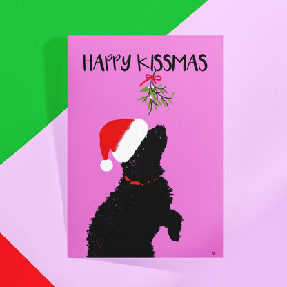 Happy Kissmas Christmas Card