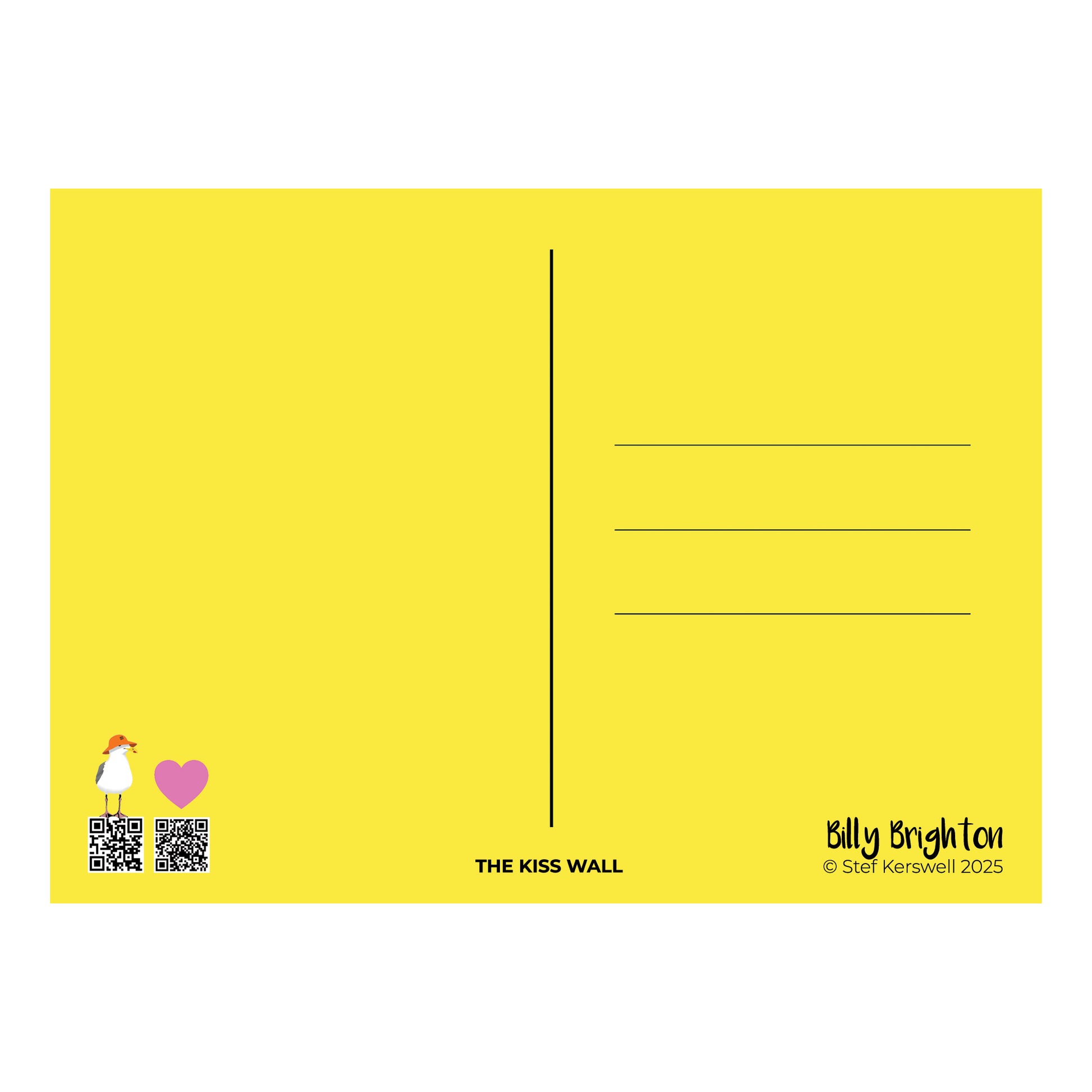 Billy Brighton collection of Brighton and Hove postcards with stamp stickers