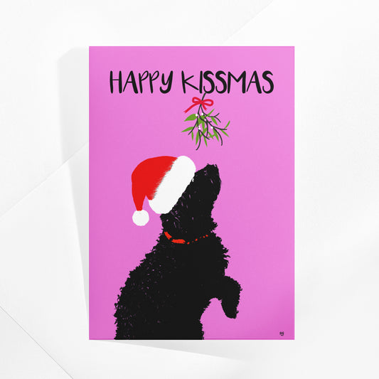 Happy Kissmas Christmas Card